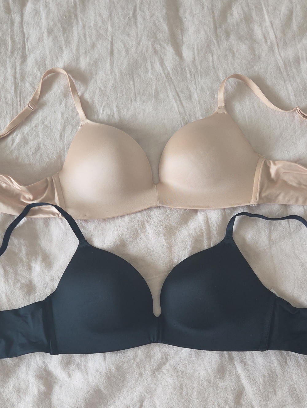 Auden Nude & Black T-Shirt Bras